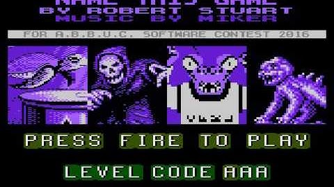 Name This Game - Atari XL/XE Abbuc Software Contest 2016