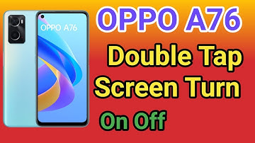 OPPO A76 Double Tap To Lock Screen Kaise Kare | How To Double Tap To Screen Lock in OPPO A76