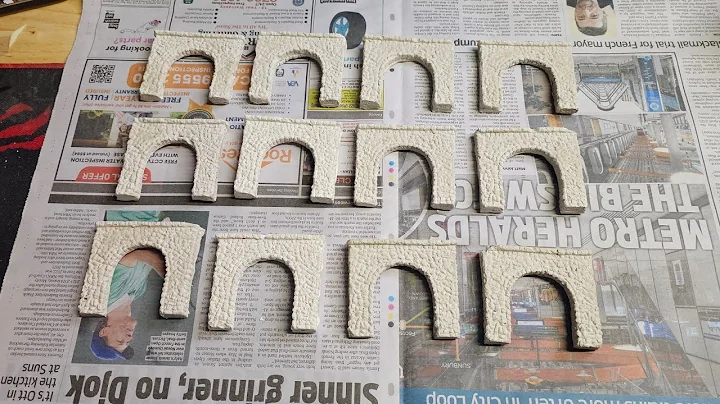 DIY Model Railway Tunnel Portal Molds..