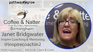 Janet Bridgwater Coffee & Natter Birmingham Free Business Networking Testimonial