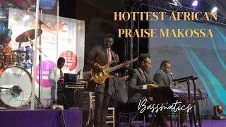 HOTTEST AFRICAN 4:4 MAKOSSA PRAISE | THIS BASSIST CAME READY TO CHURCH | BASSMATICS | BAND CAM