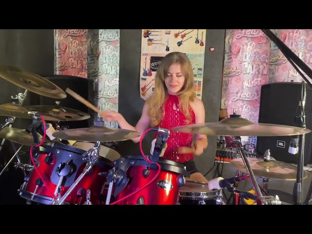 Heart - Alone (drum cover by Kate Leschenko) class=