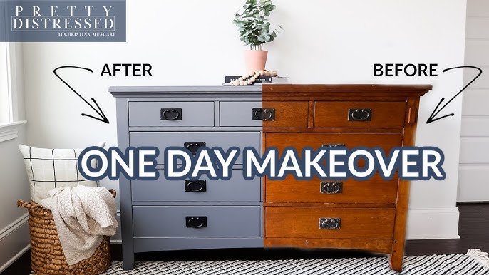 Create This Flawless Black Painted Furniture Using Mineral Chalk Paint 