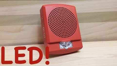 Wheelock LED LSPSTR Speaker/Strobe Exceeder Demo