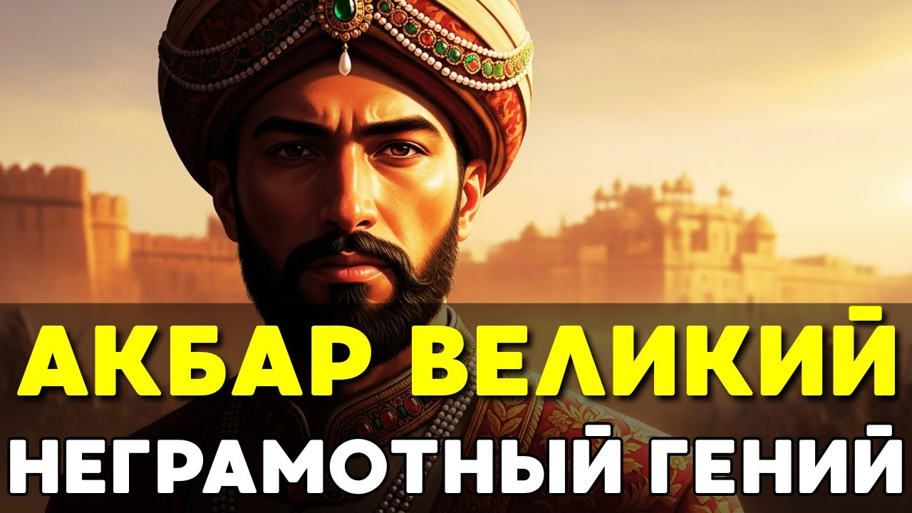 АКБАР ВЕЛИКИЙ: Как неграмотный тиран стал мудрецом, объединившим Индию?🌙 История на ночь