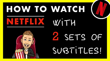 Can you have two subtitles on Netflix?