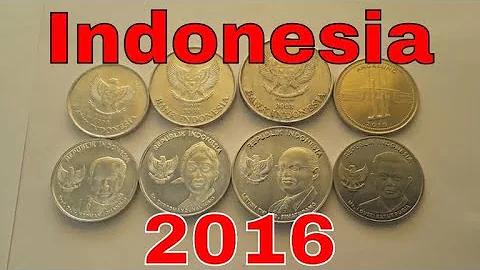 The new Indonesian coins of 2016