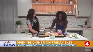 Daytime Buffalo: Opening dinner for The Stillwater happening Memorial Day weekend!