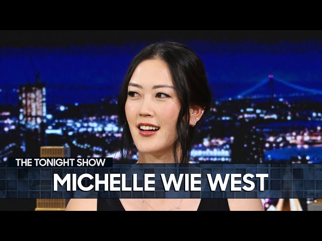 Taylor Swift Wore a Friendship Bracelet Michelle Wie West Designed for Her (Extended) | Tonight Show class=