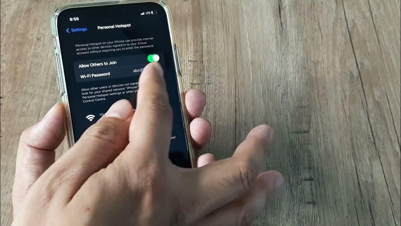 how-to-change-iphone-hotspot-password-iphone-11-youtube