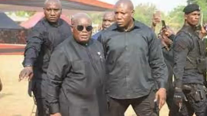Can this man say this infront of Akufo Addo and his bodyguards??  like he will see 😂😂😂