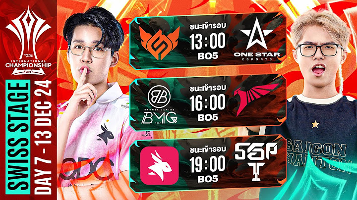 การแข่งขัน RoV นานาชาติ AIC 2024 รอบ Swiss Stage วันที่ 7