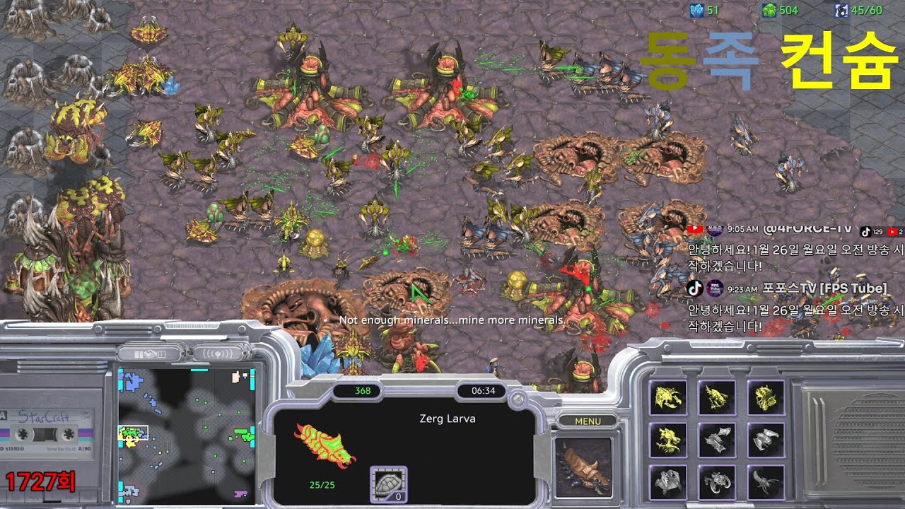 (빨무 :: 저그) 공격형 저그의 진수를 보여드립니다! 초패스트 3분 발업 히드라 러시 모음〔Total ② Games〕