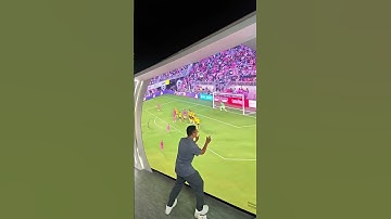 It seems that the technician likes Messi #leddisplay #shorts #futurexled #ledscreen