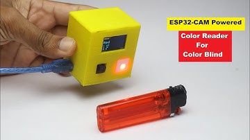 ESP32-CAM Based Color Reader for Color Blind With Real Time Color Recognition | Useful Arduino Idea