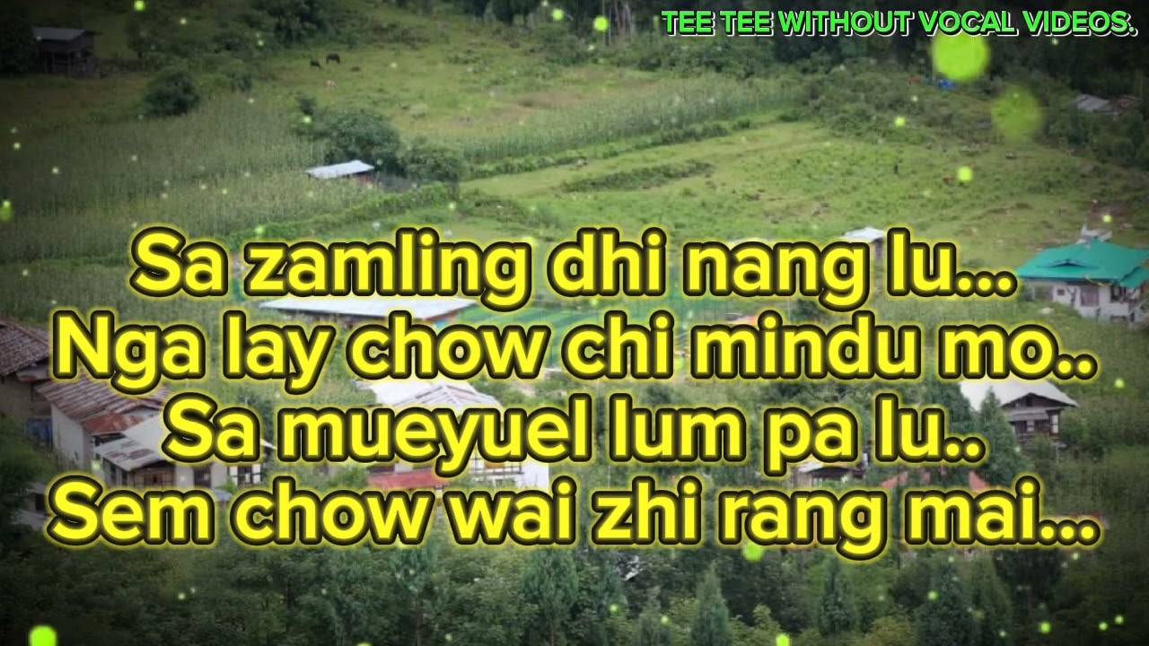 Sa Zamling song without vocal...Singer@Nidup dorji..