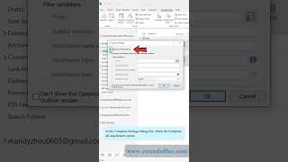 Compress or uncompress all attachments of emails in Outlook