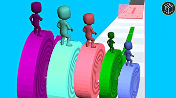 Layers Roll 🛼🌈iOS Android Max Level New Update Walkthrough Gameplay (Level 5) #arcadeboxgaming