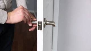 Installing Privacy Door Handles  Toronto Door Privacy Handle by RenovationOutlet.ca