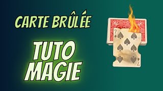 Carte Brûlée - Tuto Magie