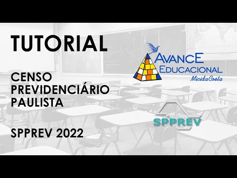 TUTORIAL | CENSO PREVIDENCIÁRIO PAULISTA - SPPREV 2022