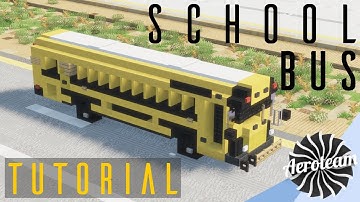 Minecraft School Bus Tutorial [1.5:1 Scale]
