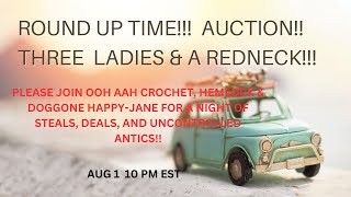 ROUND UP TIME!  HEMLOCK, OOH AAH CROCHET AND SPECIAL GUEST!!