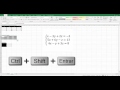 Resolver sistemas de ecuaciones con Excel