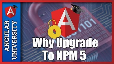 💥 NPM 5 Demo: The New package-lock.json File
