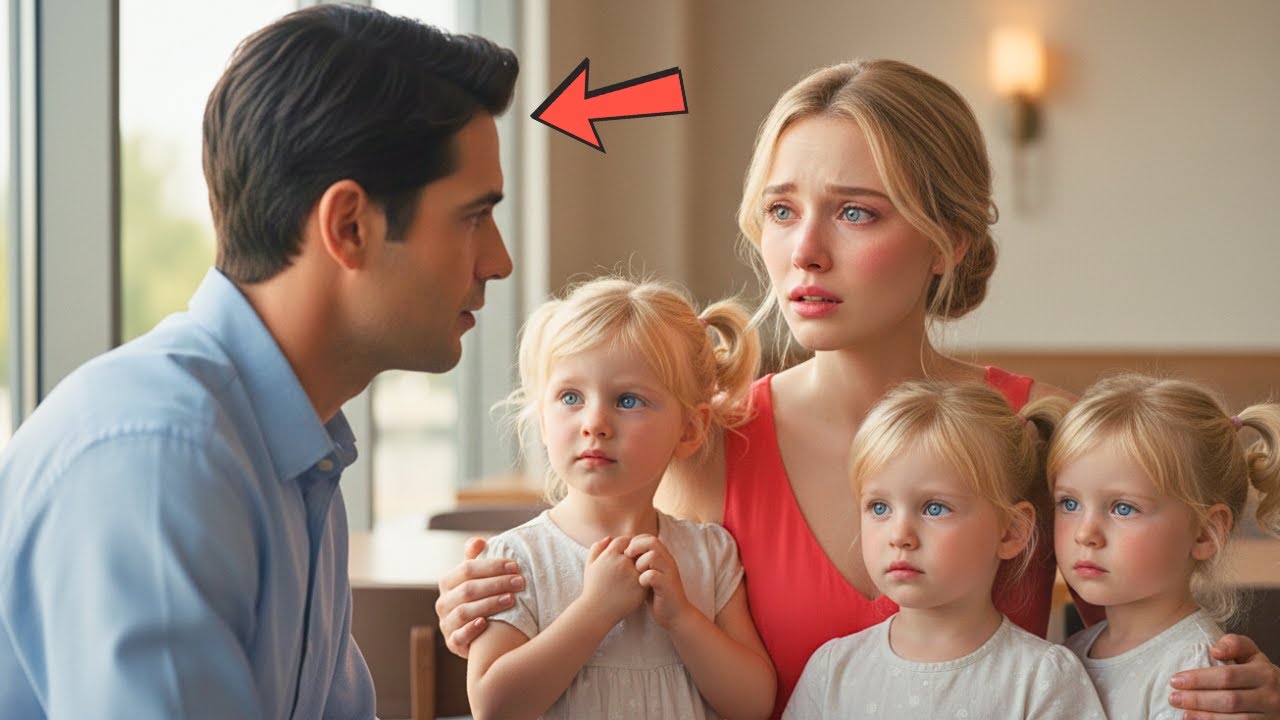 Ella Llegó A Una Cita Ciega Con Sus Trillizos… Solo Para Que El Padre Soltero Hiciera Lo Inesperado.