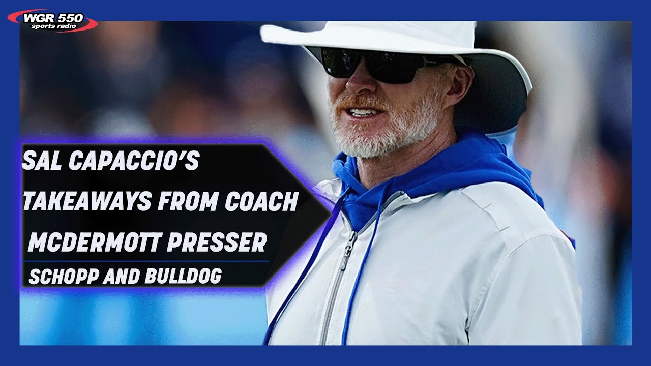 Sal Capaccio Takeaways From Coach McDermott's Press Conference| Schopp and Bulldog