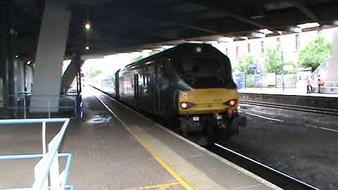 CHILTERN.CLASS 68.68014 DEPARTING FROM WEMBLEY STADIUM STATION.28 5 22.NEIL HAYTON RAILWAY MEMORIES.