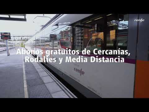 Abonos gratuitos de Cercanías, Rodalies y Media Distancia