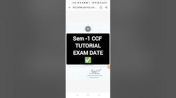 Cu Sem I Tutorial exams Official date || Official notice Sem 1 Exam date  || Calcutta University