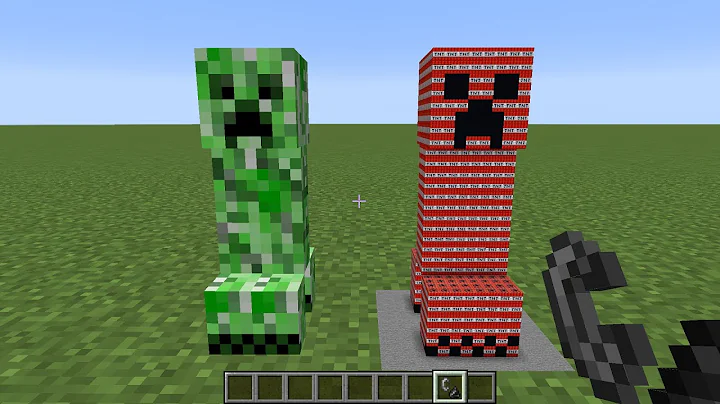 creeper vs TNT creeper