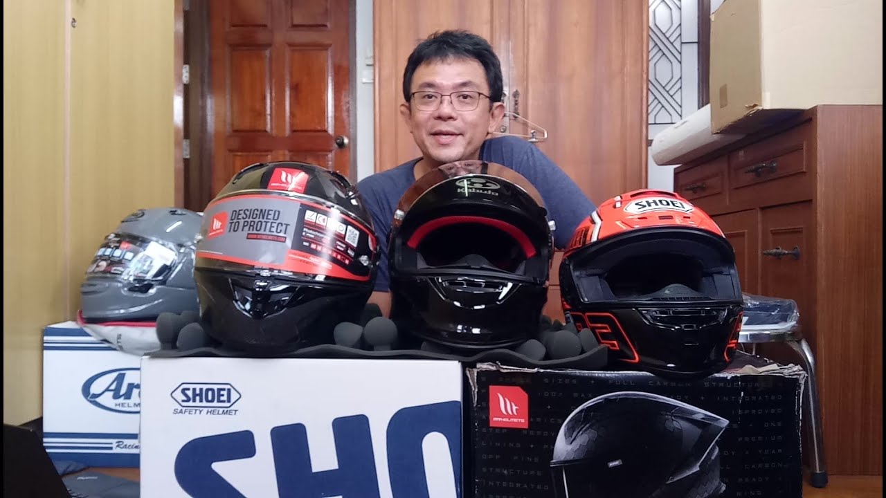 มาตรฐาน FIM หมวกปลอดภัยที่สุดเท่าที่หาได้ MT Kre+ Kabuto RT33 Shoei X3 safetest helmet you can buy.