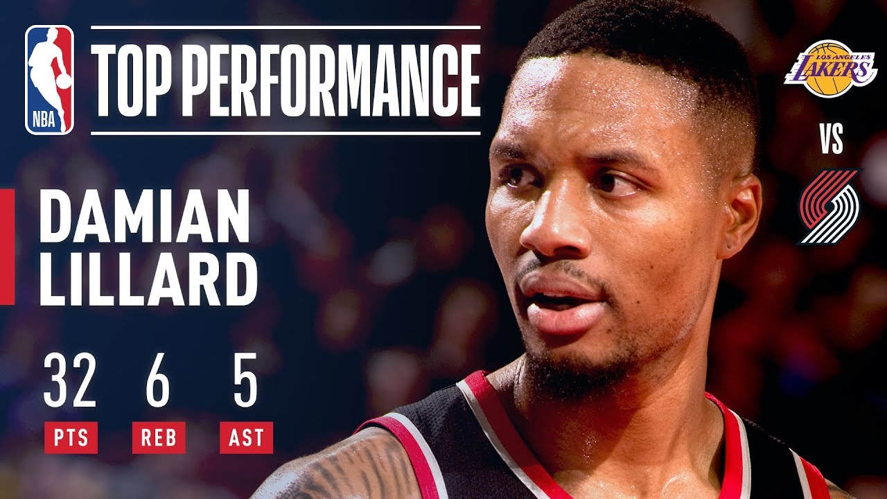 Damian Lillard Scores 32 Points, Hits Game-Winner vs. Lakers | November 2, 2017