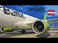 Air Baltic A220 ECONOMY class | TRIP REPORT | Riga to Tallin