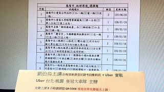 (6)基隆市計程車地理環境選擇題（1.2.3）計程車執業登記證題庫導讀。免責聲明：本題庫爲2024\/01\/29版本，影片仍有舊版的風險，欲取得計程車最新版本請加劉伯烏Line 好友：@uber123