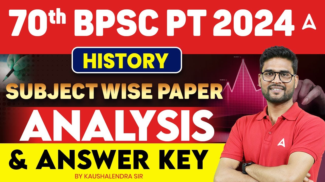 70th BPSC Analysis | 70th BPSC 2024 History Subject Wise Paper Analysis & Answer Key