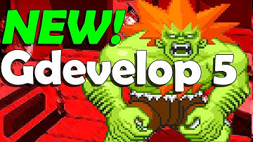 Gdevelop 5 Game Engine - Drag and Drop no coding UPDATE