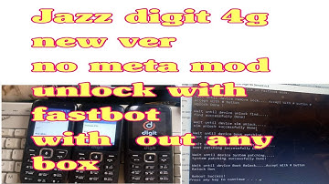 JAZZ Digit 4g new ver network unlock with fasboot meta mod not work