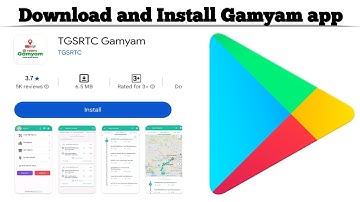 How to Download and Install TGSRTC Gamyam App on Android | Telangana RTC Official App