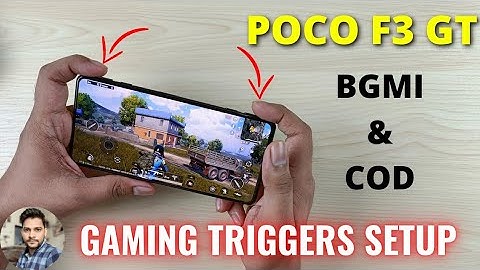 Poco F3 GT : How To Play BGMI & COD With Gaming Triggers