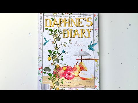 DAPHNE'S DIARY MAGAZINE 2022 ISSUE #6 PAPER LOVERS VINTAGE PHOTO FRAMES
