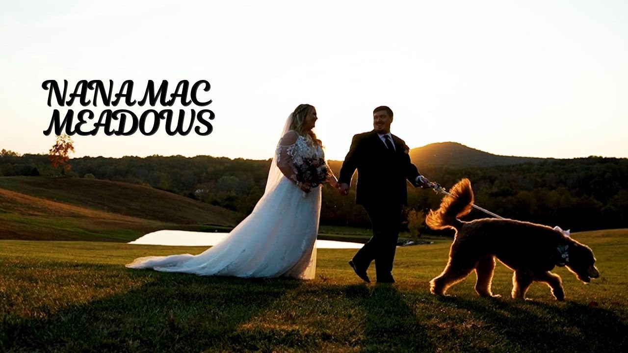 Cinematic Wedding Film at Nana Mac Meadows // NC Filmmaker // Elaine & Johnathan