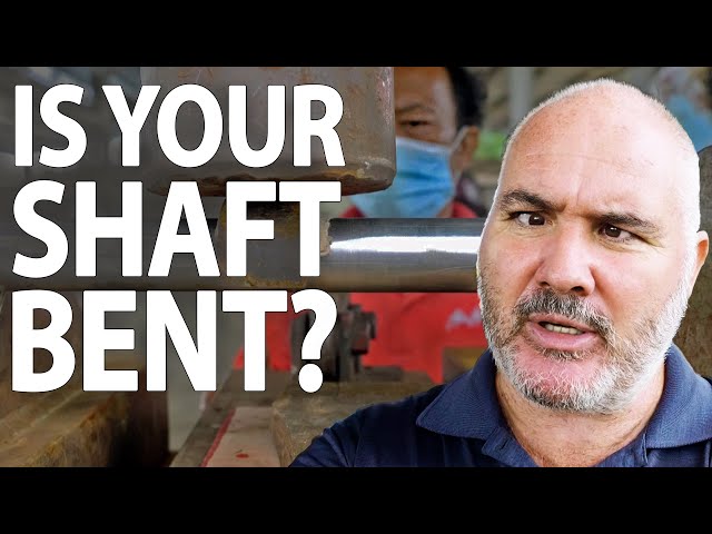 How to straighten a bent drive shaft - Sailing & sailboat