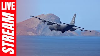 7x C130h 🔴 Madeira Airport LIVE WINDY Plane Spotting