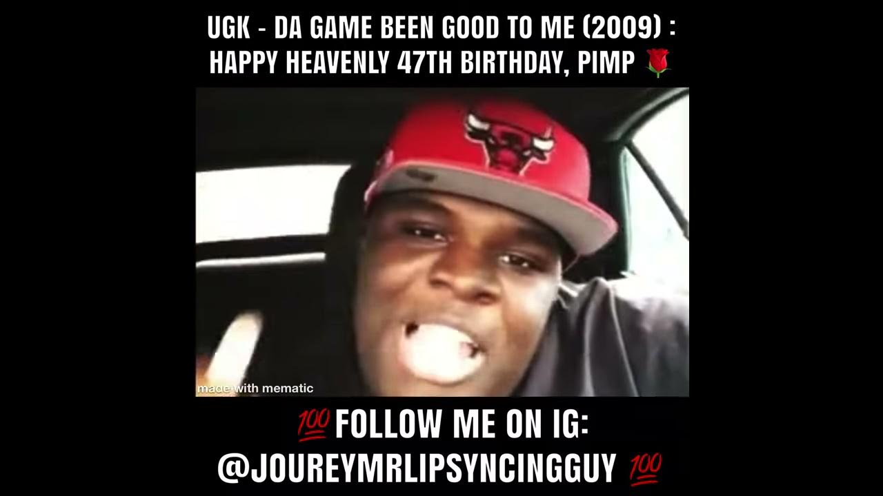 Ugk da game been good to me 2009 youtube