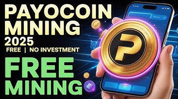PayoCoin mining.Brand new mining app 2025.Payo blockchain mining free.No invest.